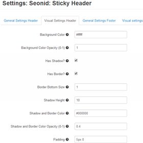 CS-Cart Sticky Header | Fixed Header settings